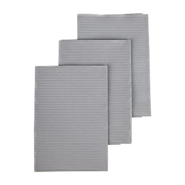 Towel Patient Dri-Gard Plus 13 in x 19 in Grey 3 Ply Tissue / Poly 500/Ca